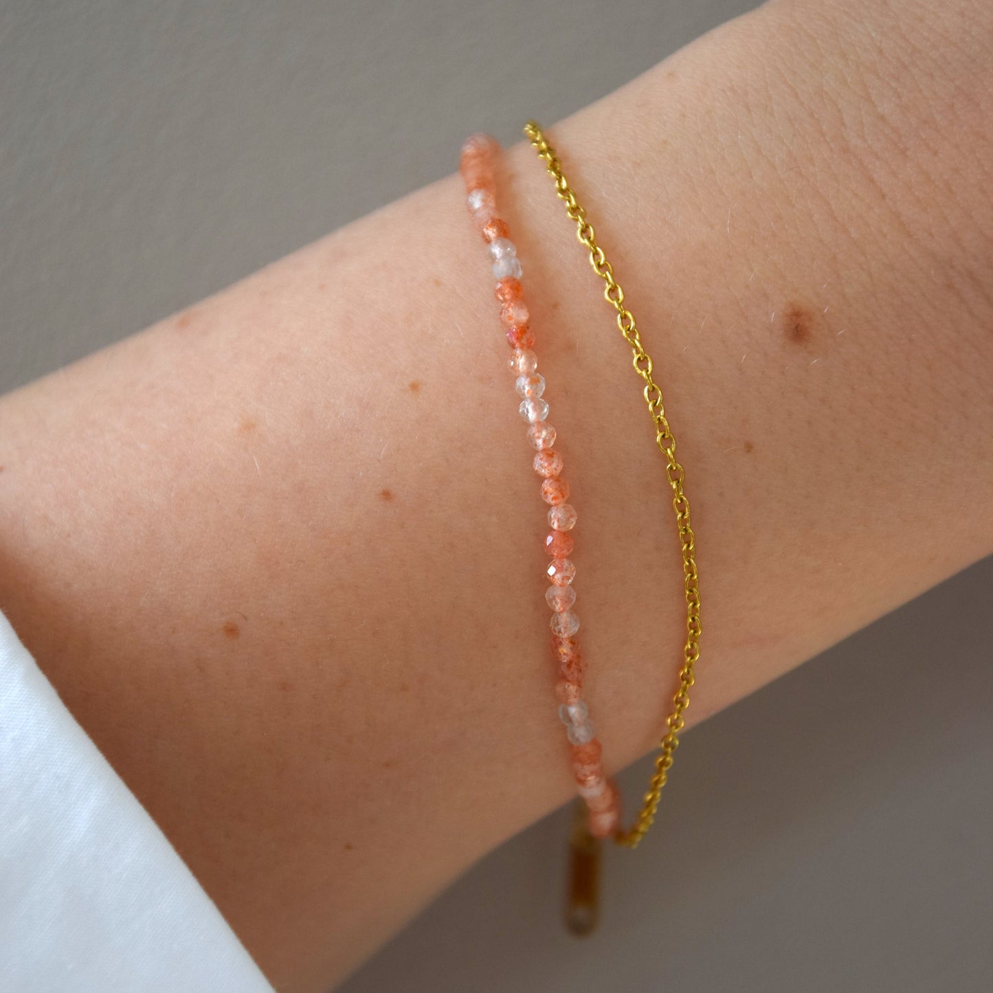 Bracelet nuances de rose
