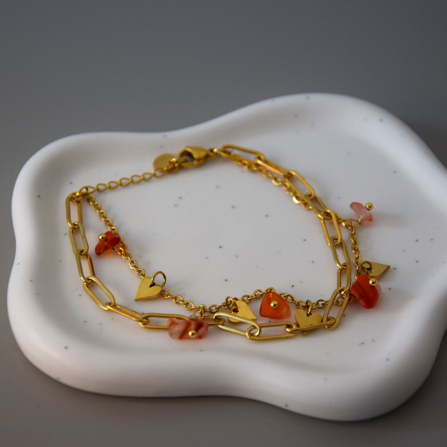 Bracelet pierres de couleurs