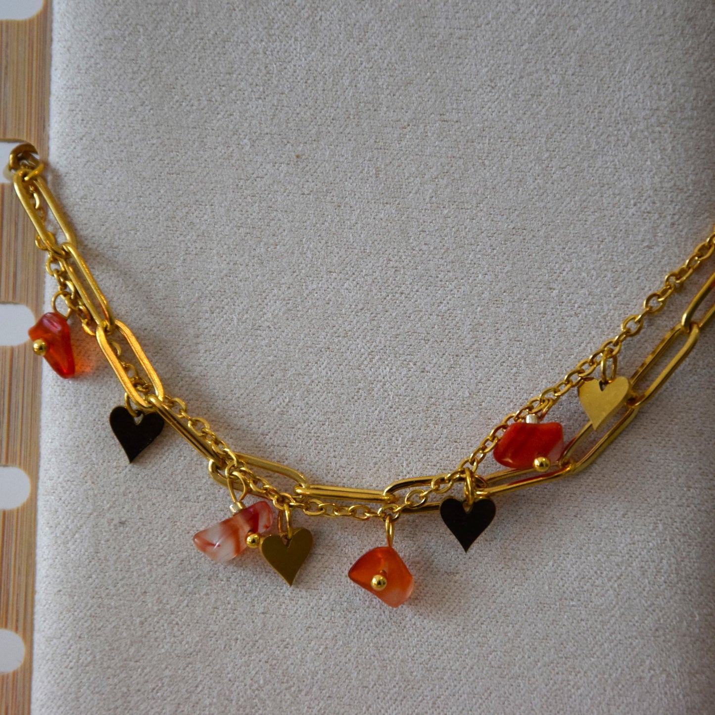 Bracelet pierres de couleurs
