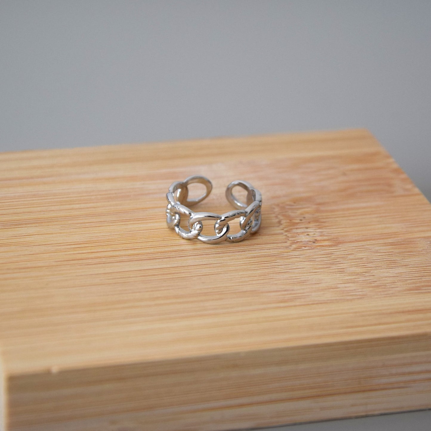 Bague maille alternée