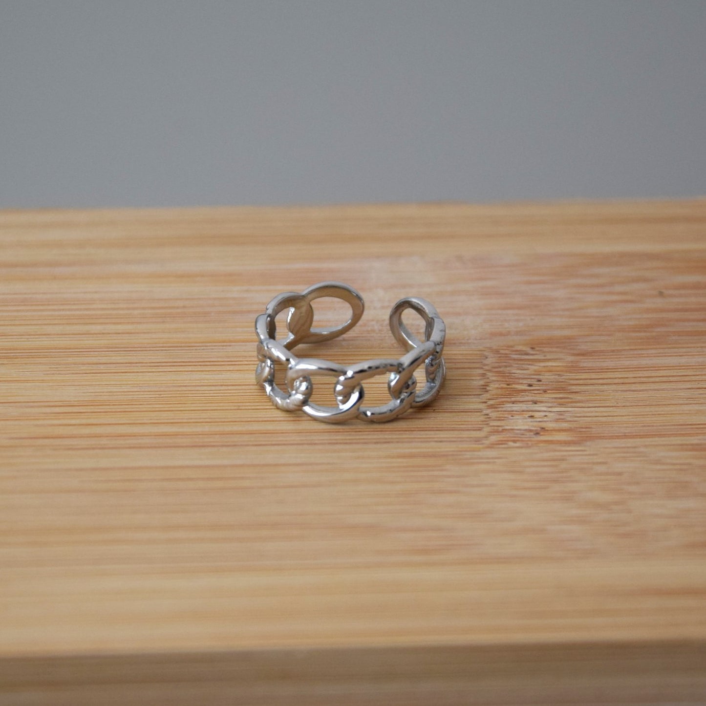 Bague maille alternée