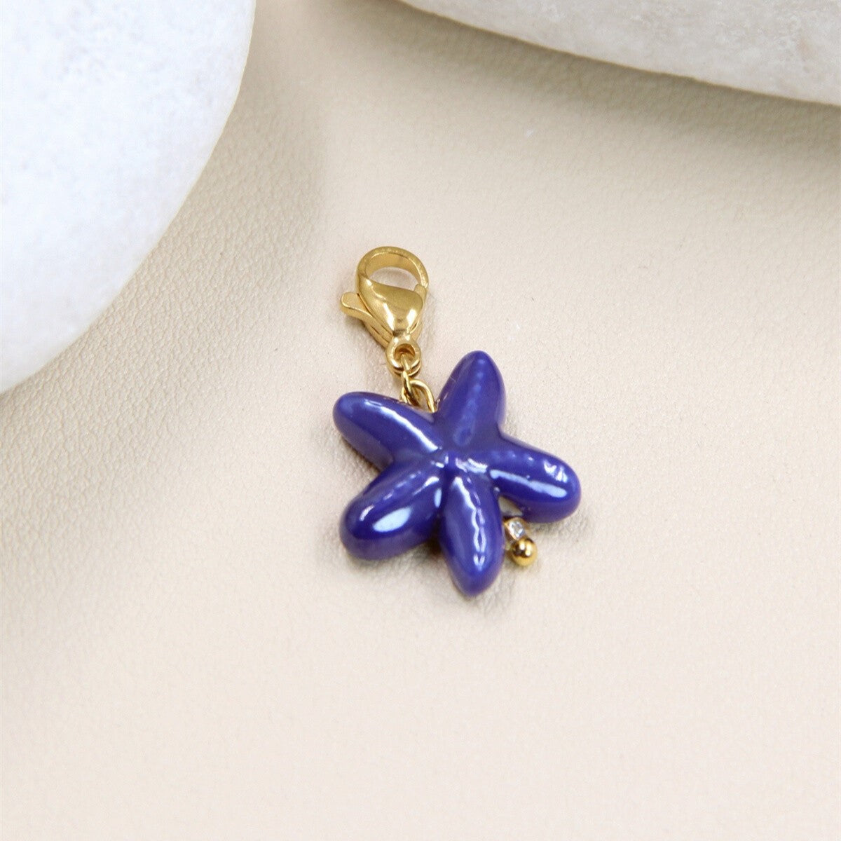 Charm étoile de mer bleue