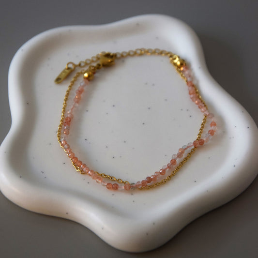 Bracelet nuances de rose
