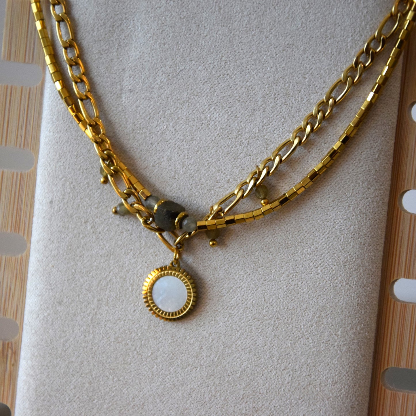 Bracelet double vert