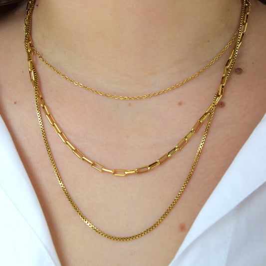 Collier triple chaine
