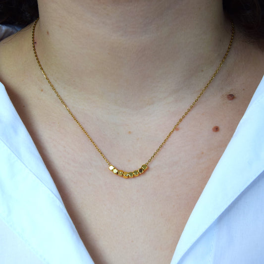 Collier pendentif carré